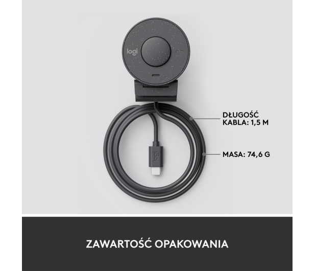 Logitech Brio 300 grafit - 1110358 - zdjęcie 14
